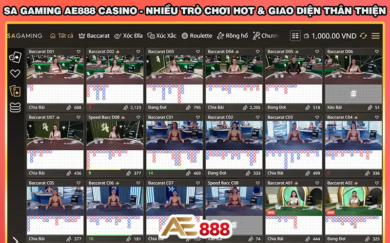 SA Gaming AE888 Casino